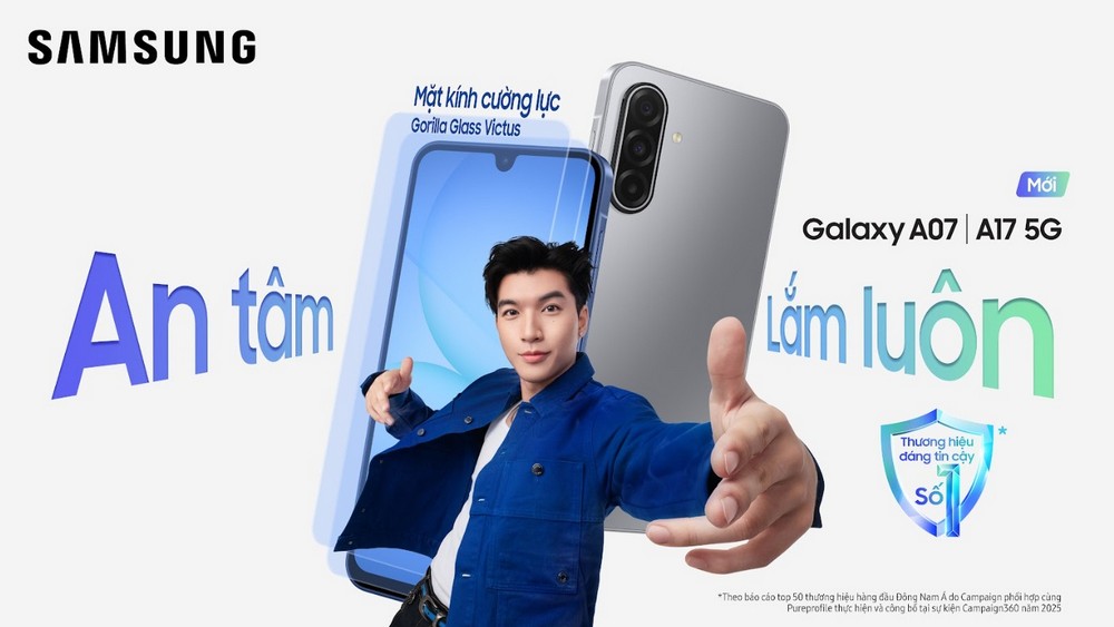 Galaxy A17 và Galaxy A07 ra mắt tại Việt Nam