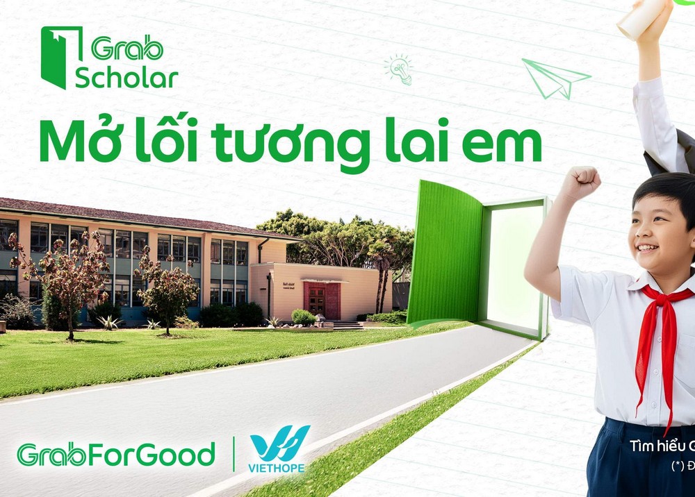 Grab Việt Nam triển khai chương trình học bổng cho học sinh – sinh viên