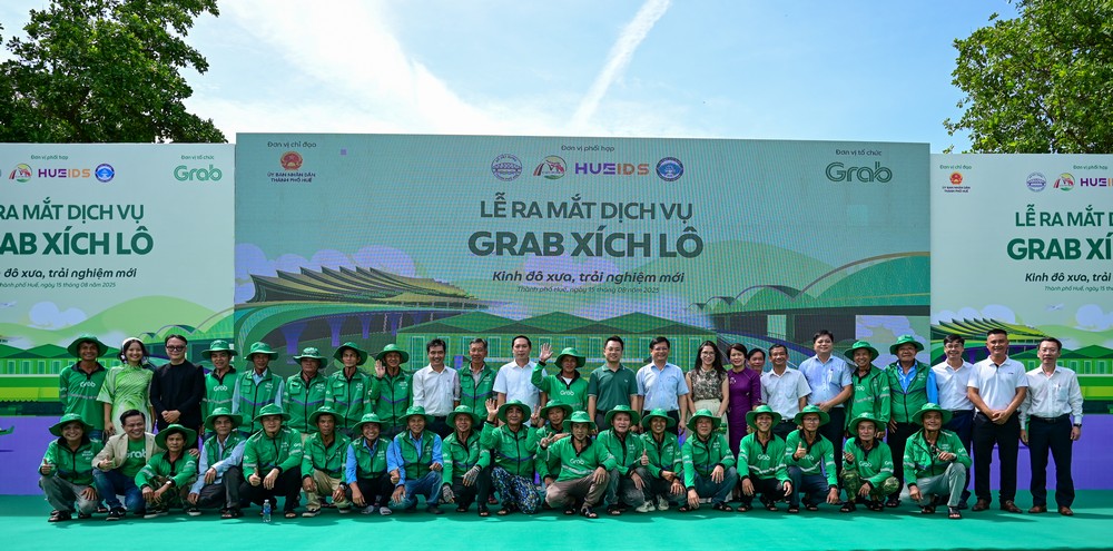 Grab thử nghiệm dịch vụ Grab Xích Lô tại Huế