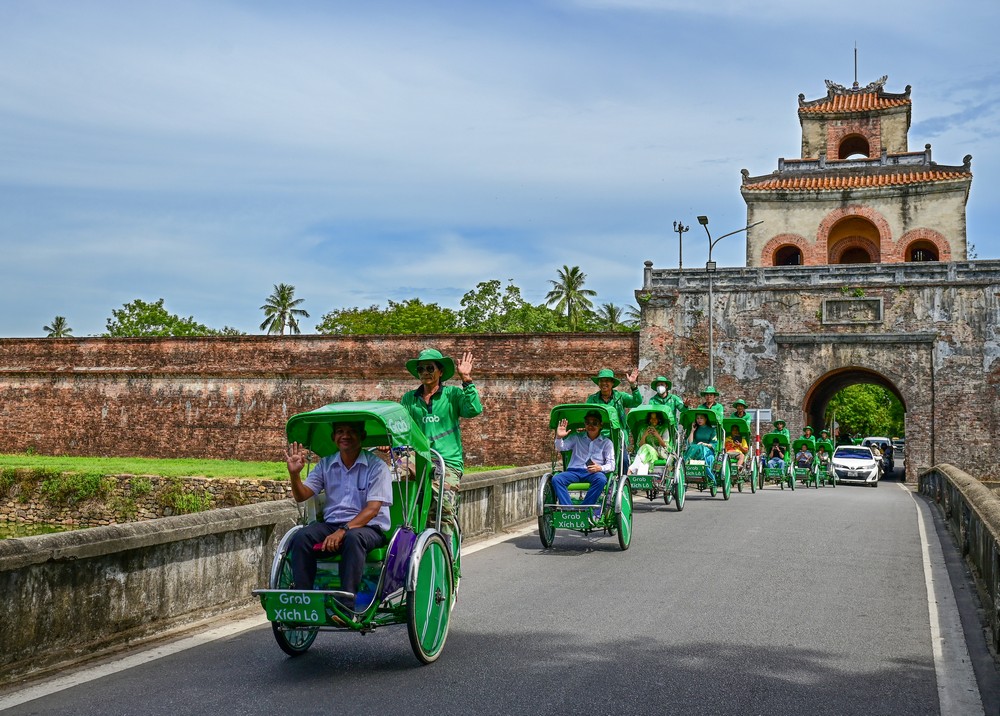 Grab thử nghiệm dịch vụ Grab Xích Lô tại Huế