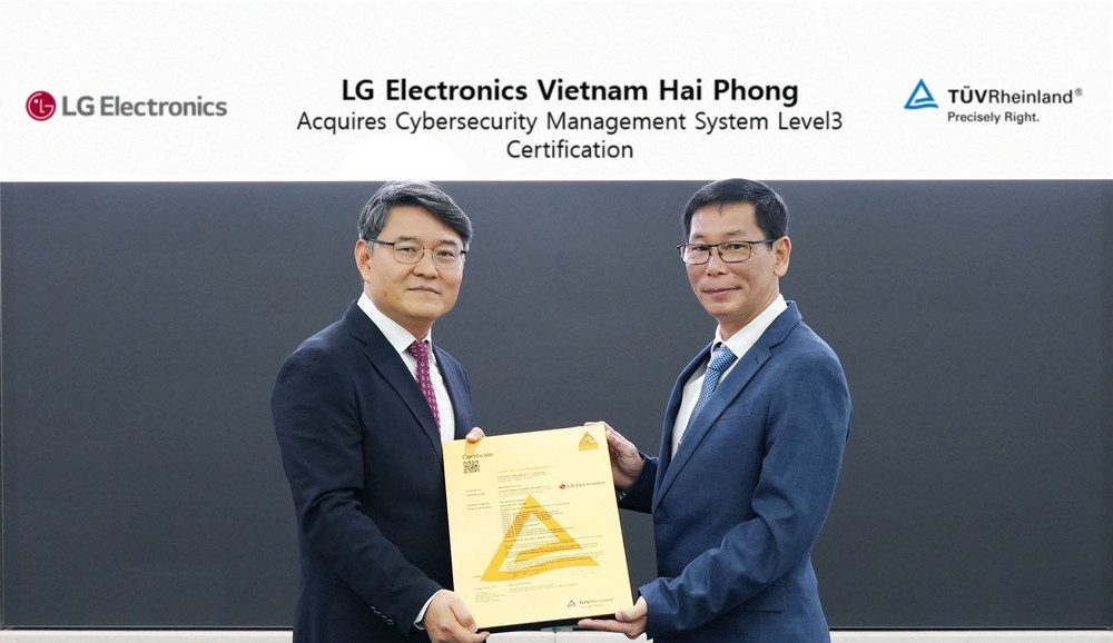 LG Hải Phòng đạt chuẩn an ninh mạng cấp 3 toàn cầu