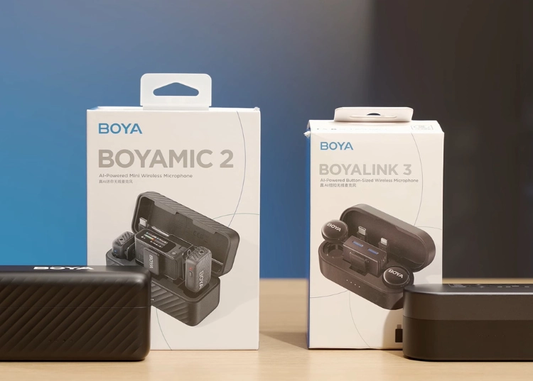 BOYAMIC 2 & BOYA LINK 3: Nhiều tính năng thông minh