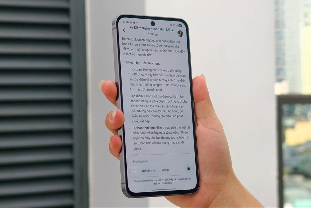 Săn ánh hoàng hôn Sài Gòn cùng Galaxy A56 5G
