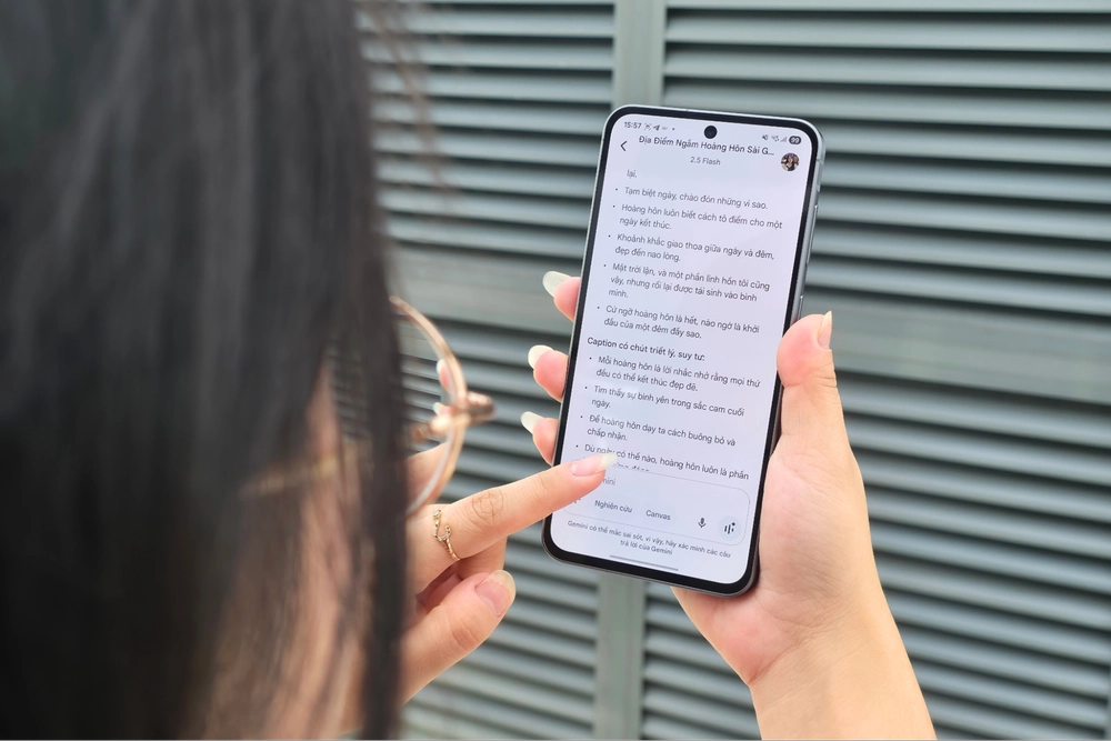 Săn ánh hoàng hôn Sài Gòn cùng Galaxy A56 5G