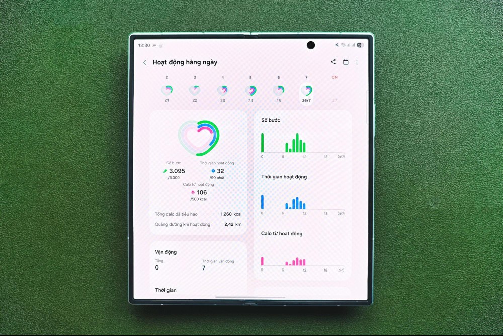trải nghiệm Galaxy Z Fold7 và Galaxy Watch8 Classic