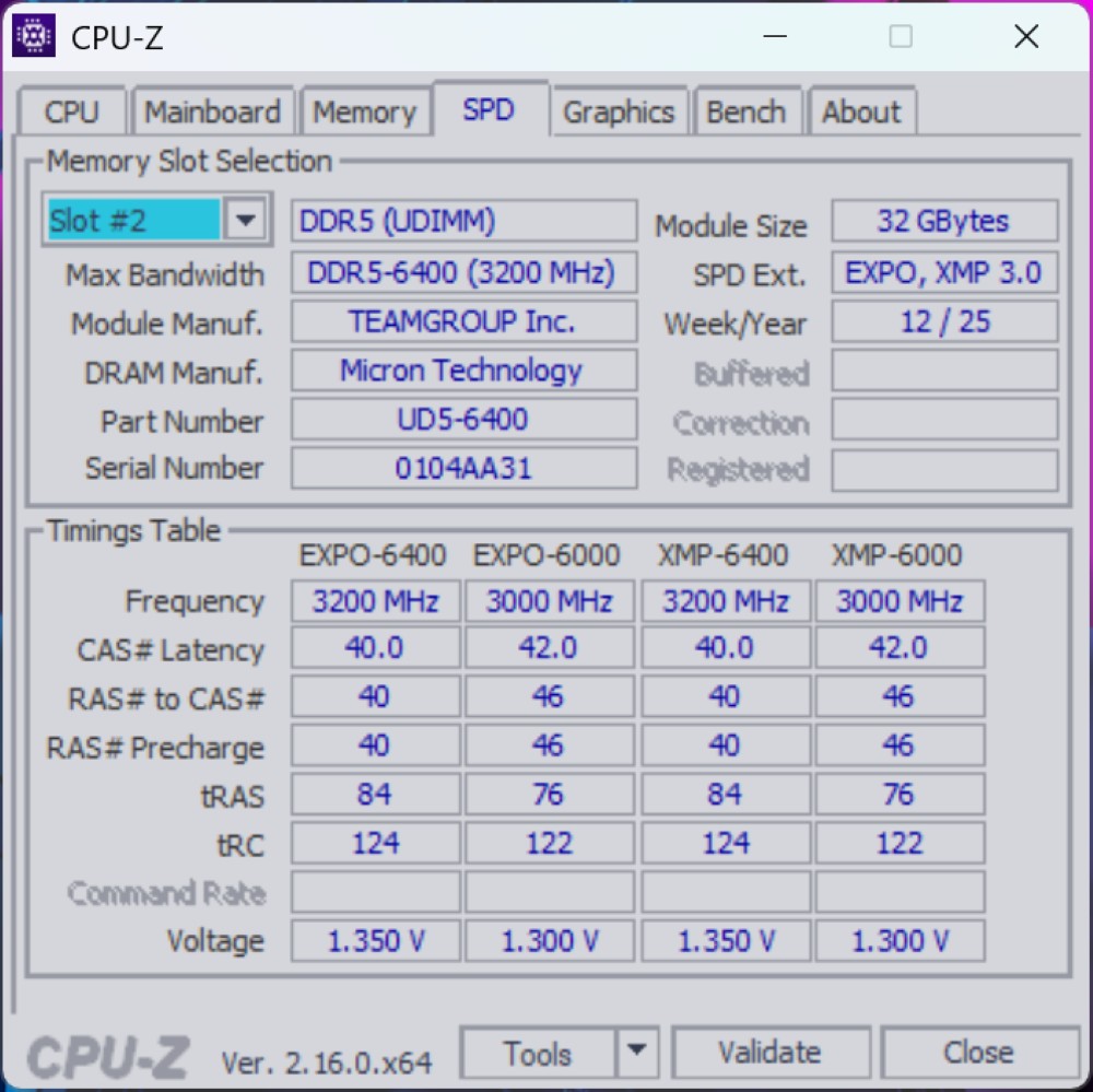 T-CREATE Expert DDR5 64GB 6400MHz