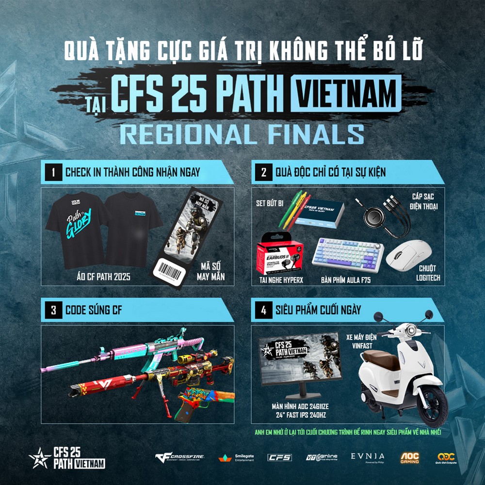 CFS 25 PATH VIETNAM: Cuộc săn 3 tấm vé Chung kết thế giới đã bắt đầu!