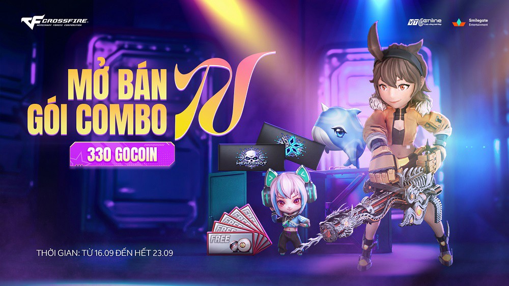 Crossfire tung QCMM Battle và Combo 330 Gocoin mới