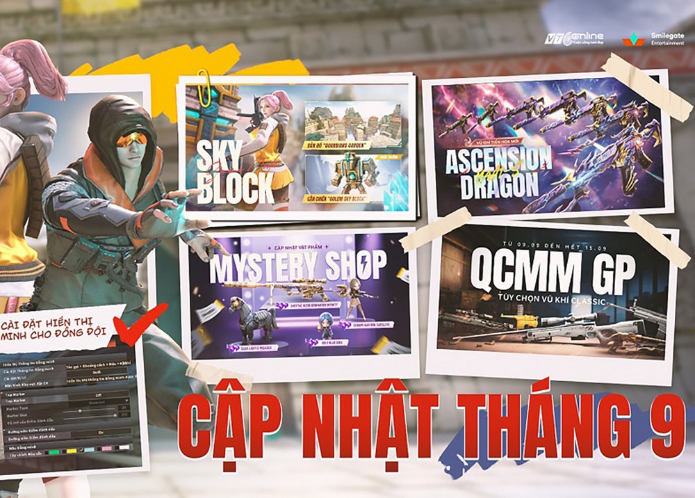 Crossfire Big Update tháng 9: Chế độ chơi Sky Block, Vũ khí cấp tiến và nâng cấp quyền lợi