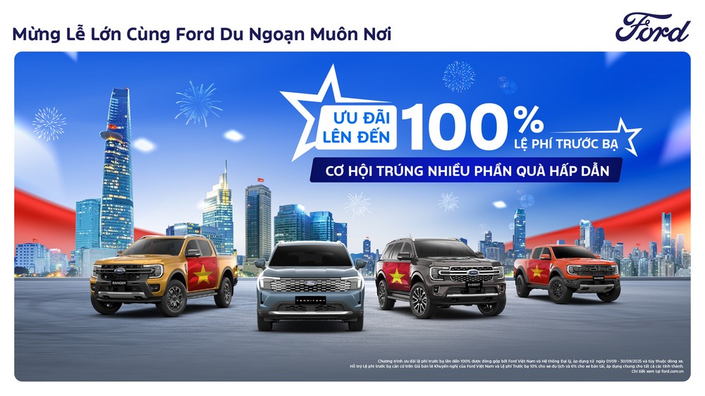"Mừng Lễ Lớn Cùng Ford Du Ngoạn Muôn Nơi"