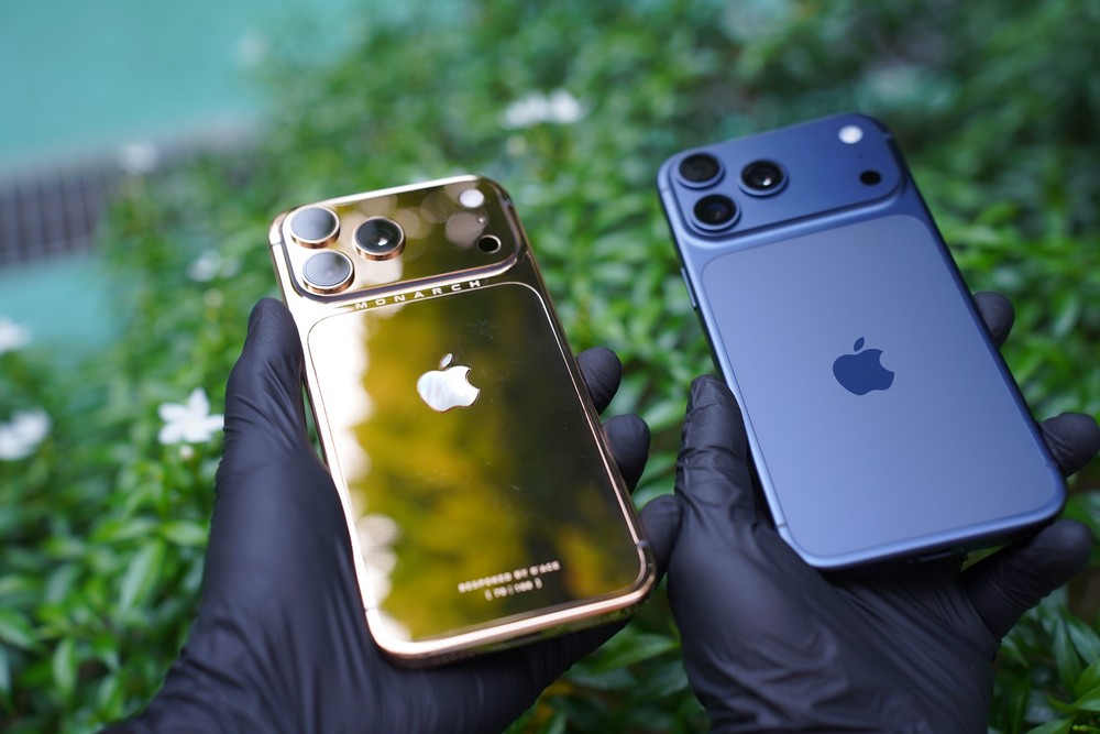 iPhone 17 Pro Max MONARCH mạ vàng đầu tiên thế giới xuất hiện