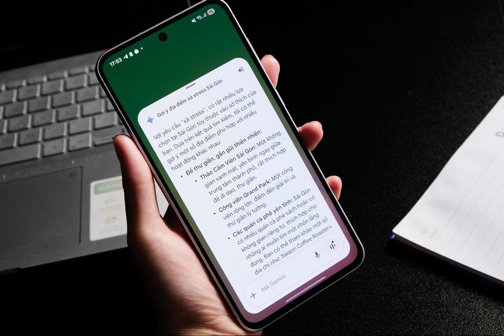 Chỉ với Galaxy A56 5G cùng Gemini Live, Gen Z biến mọi content thành spotlight