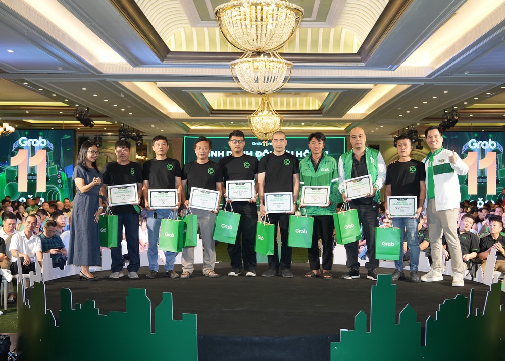 Grab tổ chức “Ngày hội Tài xế Công nghệ 2025” tri ân đối tác toàn quốc