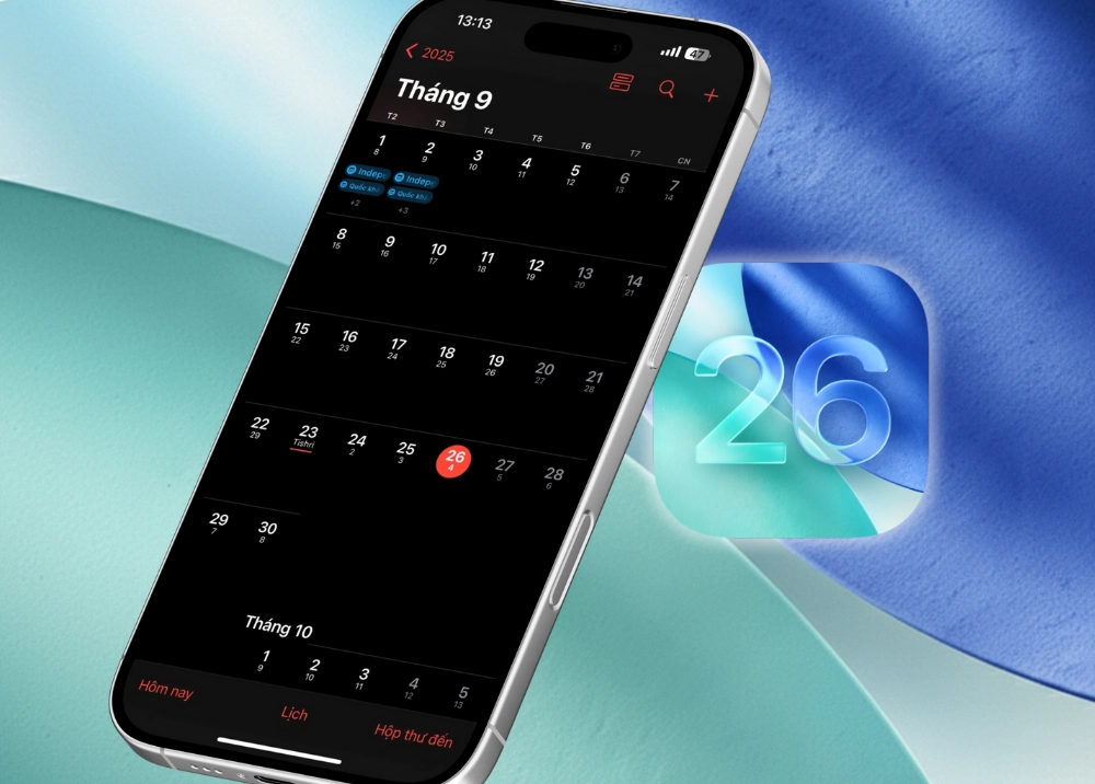 Hiển thị lịch âm trên iOS 26 với 3 bước đơn giản