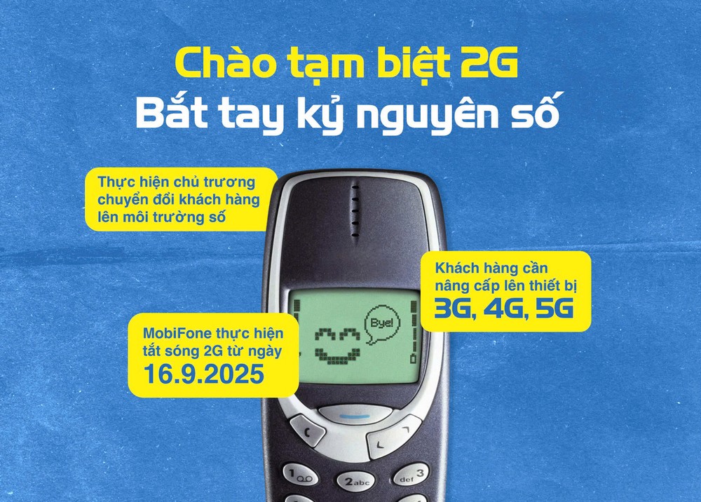 MobiFone "tắt sóng" 2G từ hôm nay
