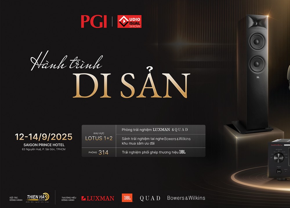 PGI mang di sản âm thanh 100 năm đến AVShow 2025