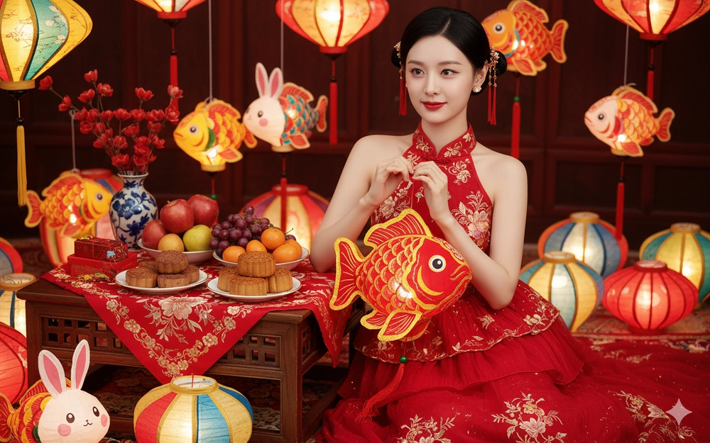 Prompt Gemini AI tạo ảnh Trung thu "sống ảo" cực đẹp