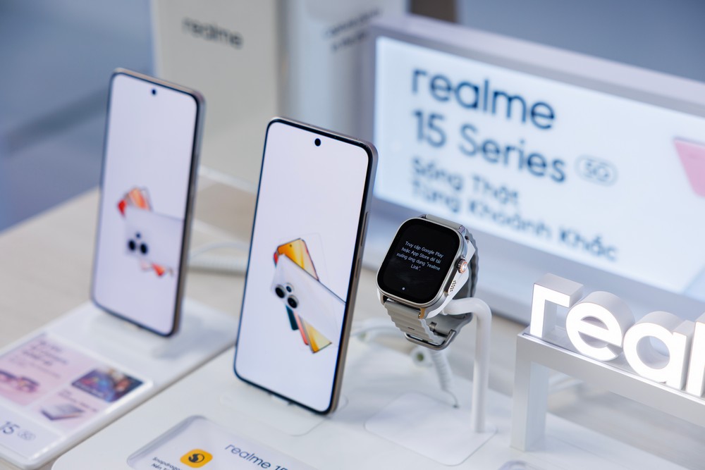 realme 15 Series ra mắt: Bậc thầy AI tiệc đêm