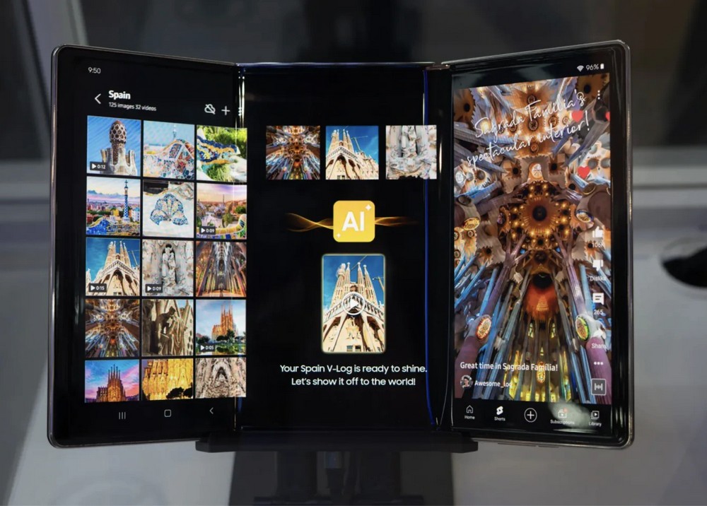 50.000 chiếc smartphone gập ba của Samsung chuẩn bị ra mắt