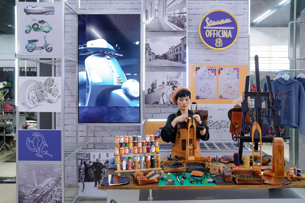Vespa Officina 8: Trải nghiệm xưởng nghệ thuật đậm chất Ý giữa lòng thành phố