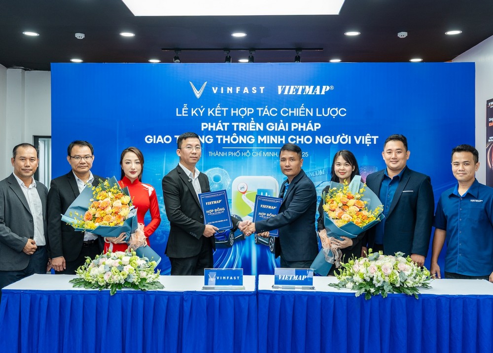 VinFast hợp tác Vietmap phát triển giao thông thông minh cho người Việt