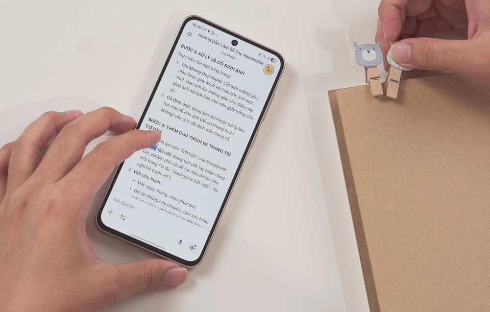 20/10 yêu thương cùng Galaxy A56 5G và Gemini Live