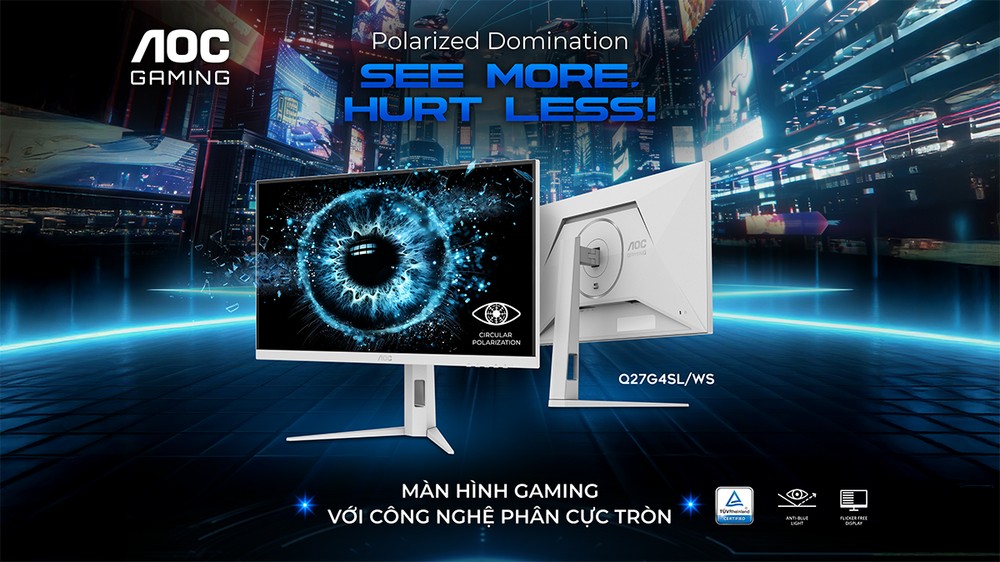 AOC ra mắt loạt màn hình gaming cao cấp cuối năm 2025