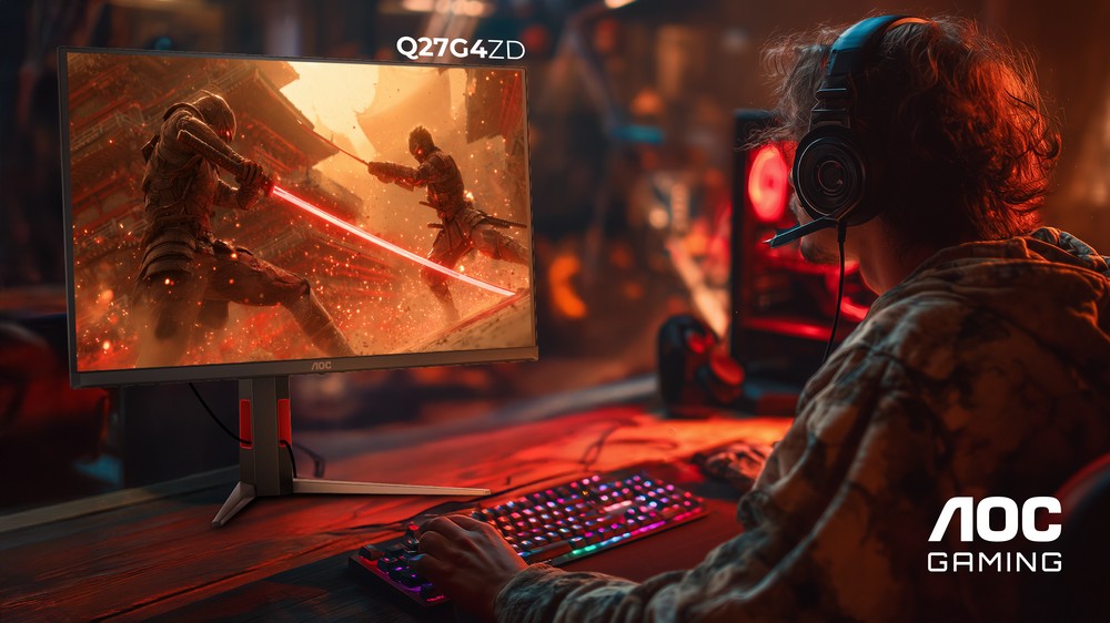 AOC ra mắt màn hình gaming QD-OLED Q27G4ZD 280Hz