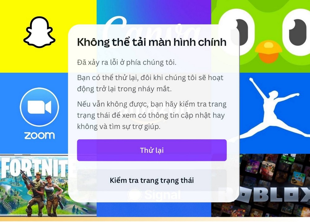 Canva và hàng loạt ứng dụng "dính chưởng" sập toàn cầu