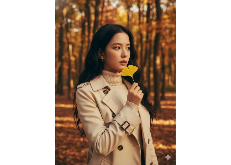 Câu lệnh chụp ảnh mùa thu lá vàng bằng Gemini AI