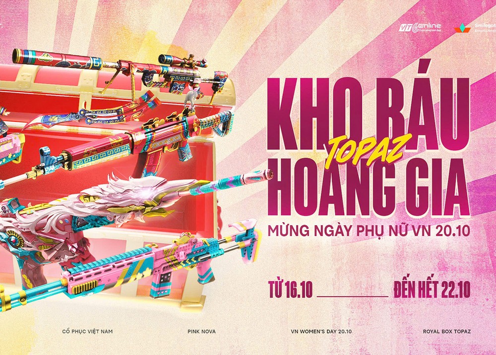 Crossfire dành hẳn 2 Kho Báu Hoàng Gia tặng phái đẹp ngày 20/10