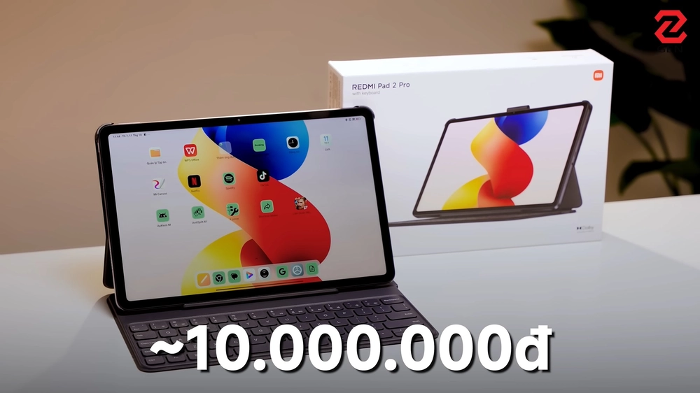 Đánh giá REDMI Pad 2 Pro: Pin 12.000mAh "khủng long"