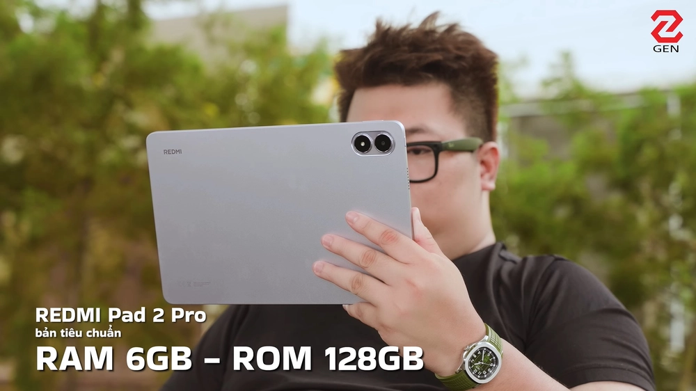 Đánh giá REDMI Pad 2 Pro: Pin 12.000mAh "khủng long"