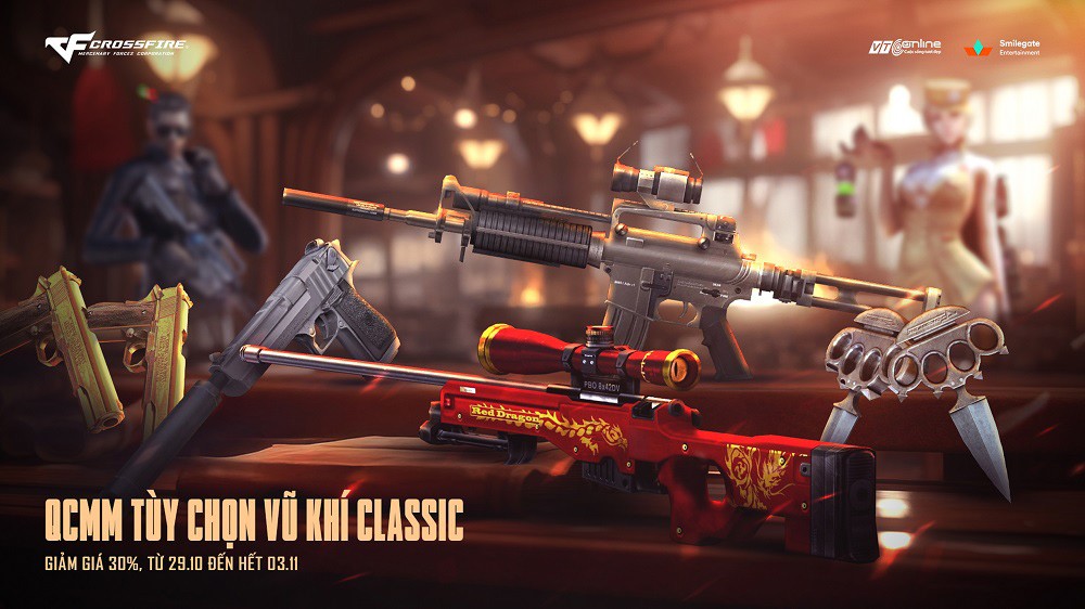 Crossfire tặng game thủ niềm vui cuối tháng với QCMM Tùy Chọn Y và Z kèm giảm giá