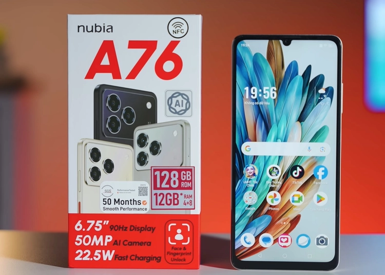 Nubia A76: “Bản sao” iPhone 17 Pro Max, giá chỉ 2 triệu