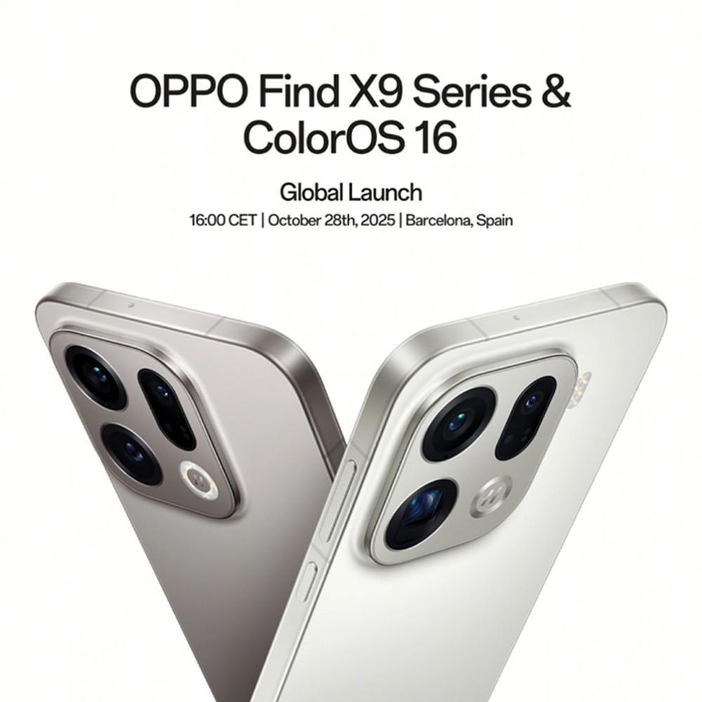 OPPO Find X9 Series sẽ ra mắt tại Việt Nam vào 29/10