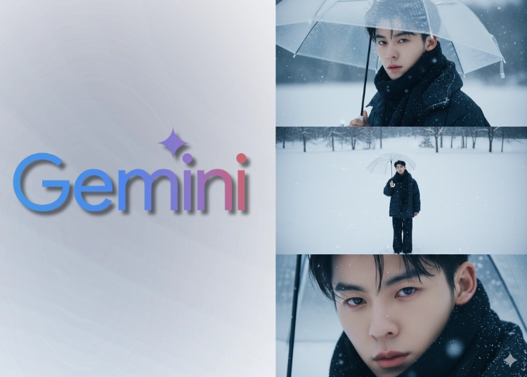Prompt Gemini AI tạo ảnh ngôn tình tuyết trắng cực dễ