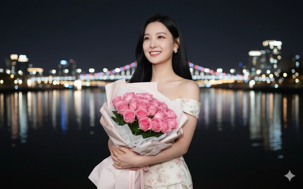 Prompt ôm hoa cực xinh dành cho nàng dịp 20.10 với Gemini AI