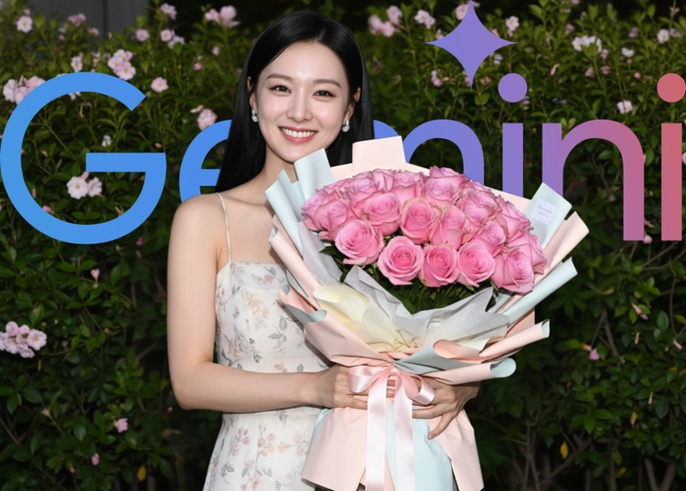 Prompt ôm hoa cực xinh dành cho nàng dịp 20.10 với Gemini AI