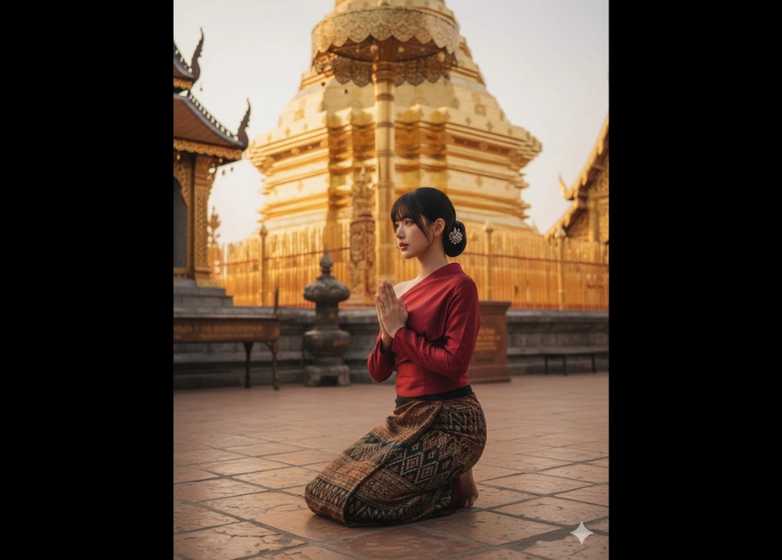 Prompt tạo ảnh check-in 5 địa điểm du lịch Thái Lan