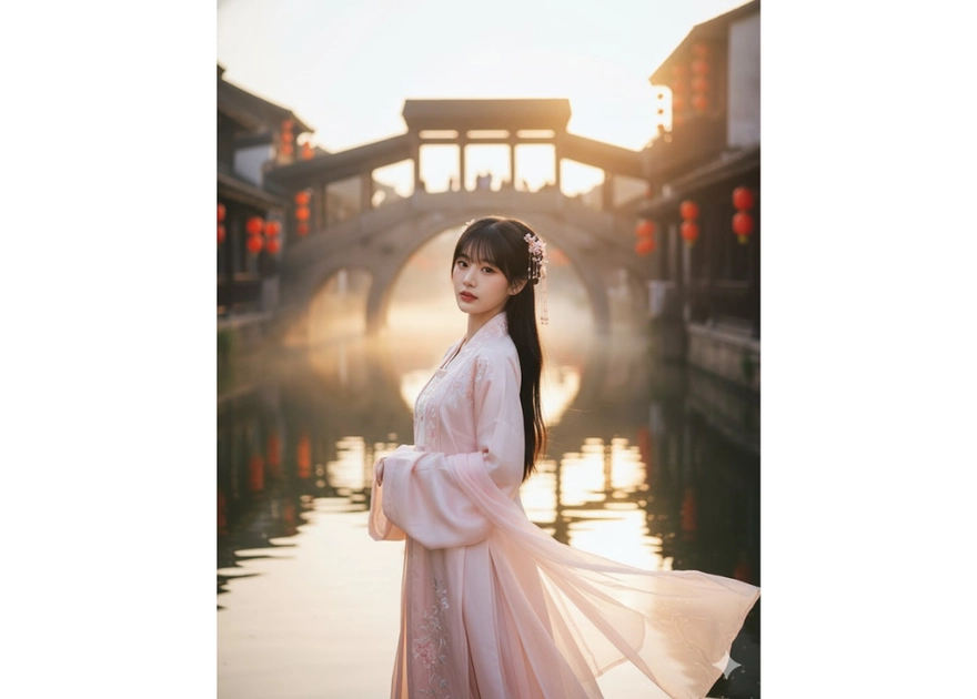 Prompt tạo ảnh “du lịch Trung Quốc sang chảnh” bằng AI
