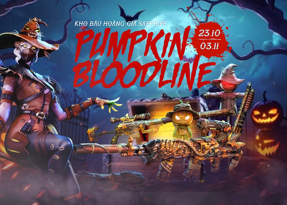 Kho Báu Hoàng Gia Sapphire Pumpkin Bloodline đậm chất ma mị từ Crossfire