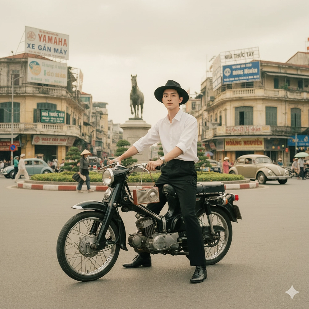 Quay về Sài Gòn "hồi đó" chỉ với 1 câu lệnh Gemini!