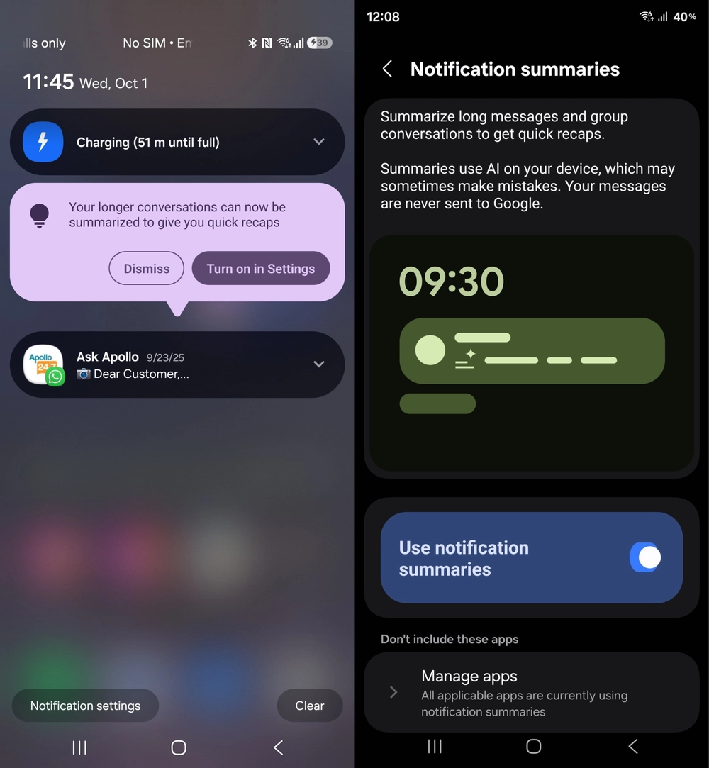 Samsung One UI 8.5 sắp ra mắt tính năng AI tóm tắt thông báo
