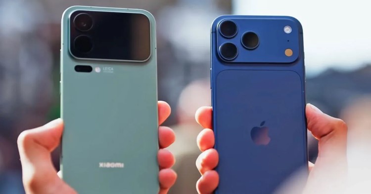 so sánh thời lượng pin iphone 17 pro max và xiaomi 17 pro max