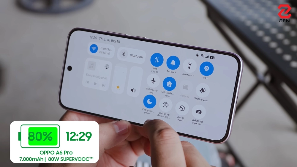 Test pin OPPO A6 Pro: Máy phổ thông nhưng pin "khủng long"