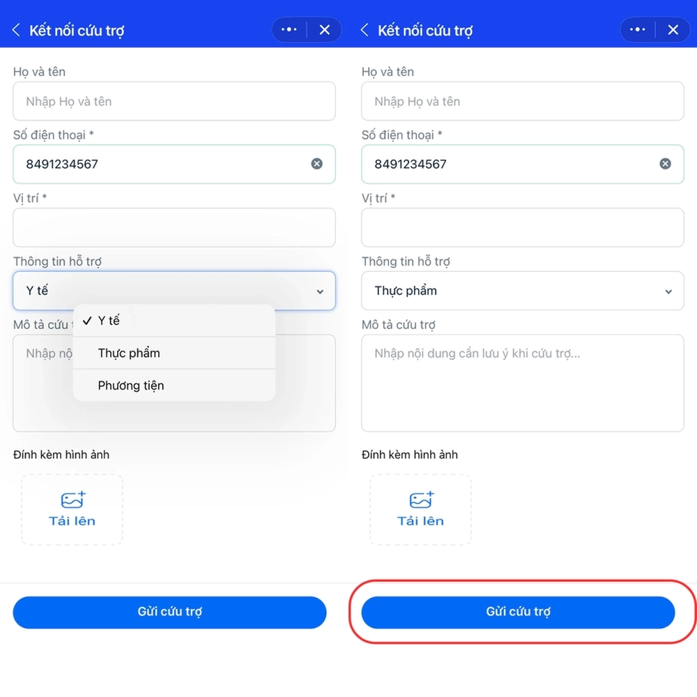 Tính năng Zalo SOS cứu trợ khẩn cấp người dân vùng bão lũ