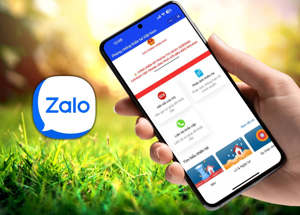 Tính năng Zalo SOS cứu trợ khẩn cấp người dân vùng bão lũ