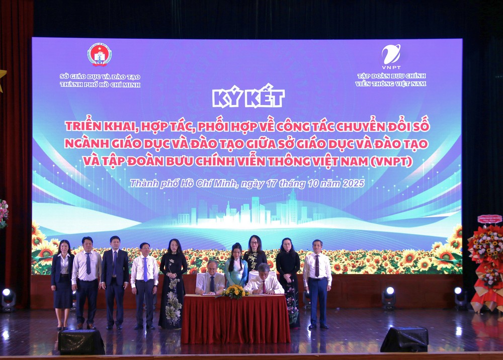 VNPT TP.HCM và Sở GD&ĐT hợp tác thúc đẩy chuyển đổi số giáo dục