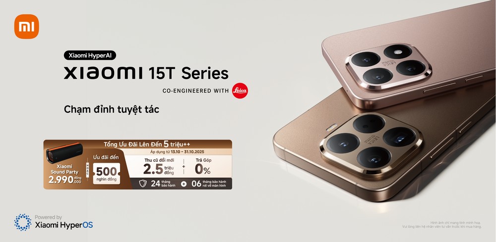 Doanh số Xiaomi 15T Series tăng trưởng kỷ lục 150%